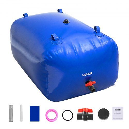 400 L opvouwbare waterzak: Duurzame oplossing voor tuin, camper en noodvoorziening