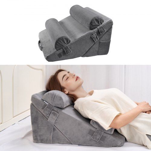 Orthopedisch Bedwigkussen Set: Comfort en Ondersteuning voor Slaap & Herstel