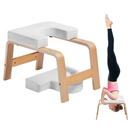 Yoga Headstand Bench met extra dik PU‑kussen – Comfortabele inversie voor thuis en studio
