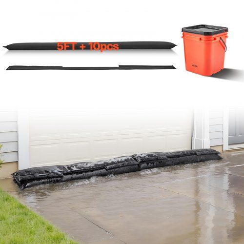 Effectieve overstromingsbescherming met herbruikbare waterkering – 10‑delige set