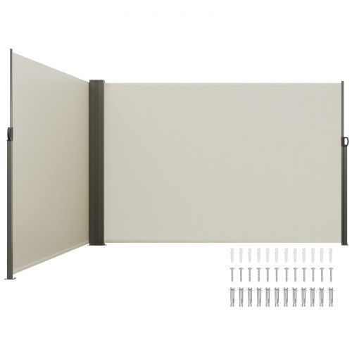 Intrekbare zijluifel 200 × 600 cm – comfort en privacy voor elke buitenruimte
