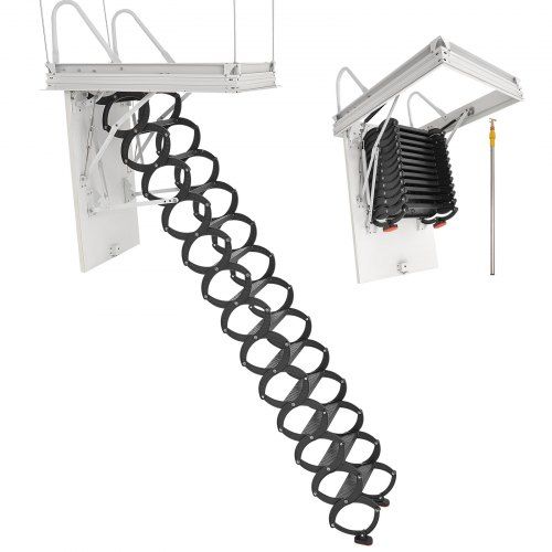 Compacte hydraulische zoldertrap voor veilig toegang tot de zolder