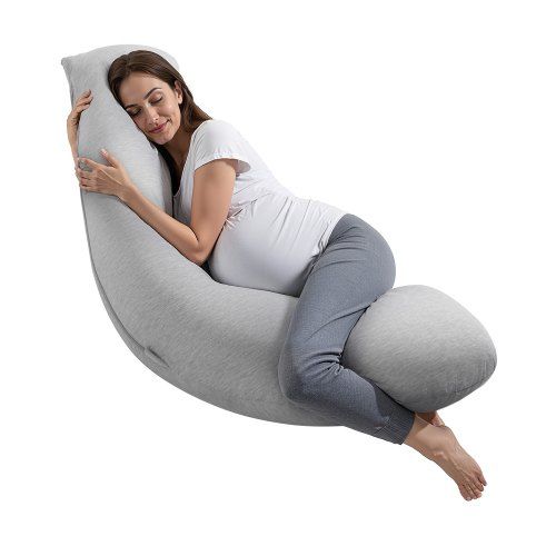 L‑vormig Zwangerschapskussen 118 × 61 × 20 cm – Comfort en Ondersteuning voor Zijslapers