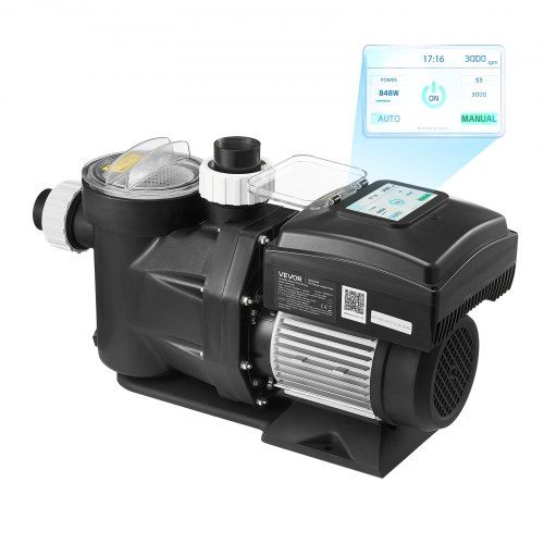 Optimale Zwembadpomp met Variabele Snelheid – 2200 W, 43 000 l/u, 18 m Hijshoogte